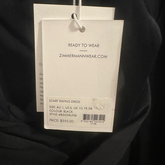 Zimmermann Silk Cowl Neck Midi Dress - Picture 7 of 13